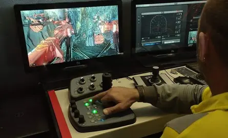 Control remoto de jumbo Sandfire MATSA