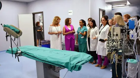 Visita a las instalaciones hospitalarias