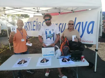Reparto de la convocatoria en la playa portileña