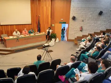 CSIF charlas en el Juan Ramón Jiménez con personal