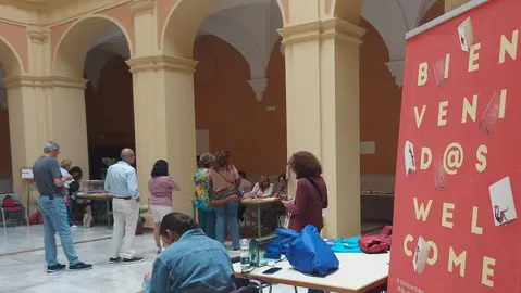 Colegio electoral en La Merced