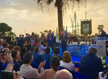 David Toscano, tras ser investido presidente de la Diputación