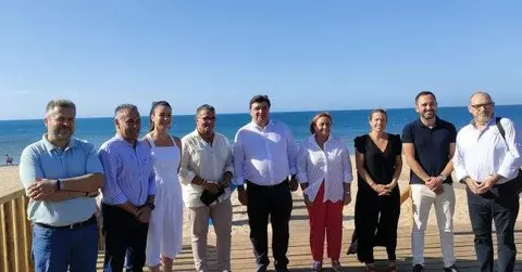 Visita de Gabriel Cruz a Islantilla