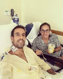 Emilio Martín, en el hospital