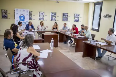 Reuni&oacute;n municipal de la Mesa del Comercio