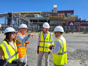 Visita a las instalaciones de Atalaya Mining