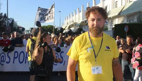 Prudencio, el día de la marcha