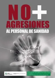 Cartel de condena de las agresiones