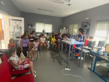 Participantes en los talleres