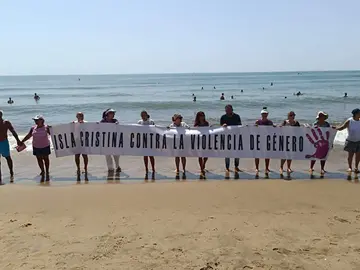 Imagenes de la VIII Cadena Humana contra la Violencia de Género