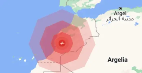 El terremoto se ha hecho sentir en Huelva.