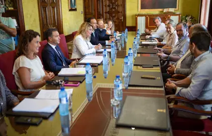 Un momento de la reuni&oacute;n