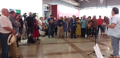 Inauguraci&oacute;n de la exposici&oacute;n de Pedro Rodr&iacute;guez