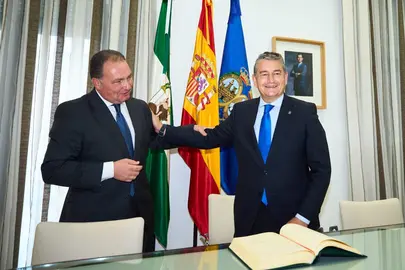 Toscano y Sanz, en su encuentro de hoy