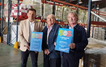 Díaz Cabrera y el presidente de la Autoridad Portuaria, en su llamamiento a la población