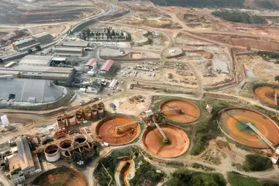 Instalaciones de la mina de Riotinto