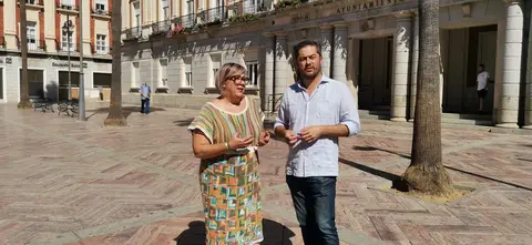 Francisco Baluffo junto a M&oacute;nica Rossi