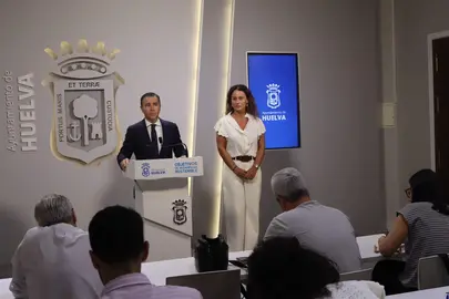 Felipe Arias en rueda de prensa para hacer balance de las inspecciones al ocio nocturno