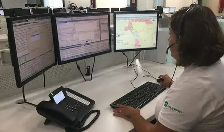 Atención telefónica del 112