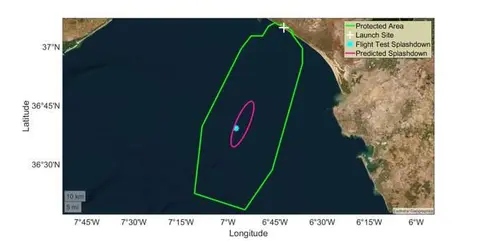 Zona de amerizaje del MIURA1