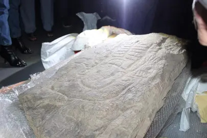 Estela encontrada en Cañaveral de León