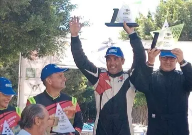 Recogiendo un premio reciente