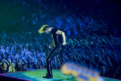 Manuel Carrasco, ayer en Barcelona