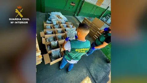 Recuento del alijo incautado