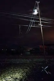 Un tendido el&eacute;ctrico afectado en San Juan del Puerto