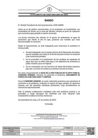 Bando municipal de aviso