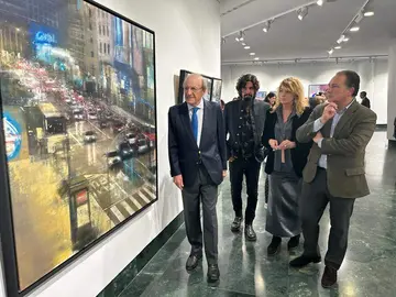 Rodríguez, arropado por Pedro Rodri, la alcaldesa y el presidente de la Diputación