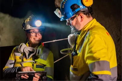 Actividad minera en MATSA