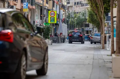 Radar instalado ya en la céntrica Calle Palos onubense
