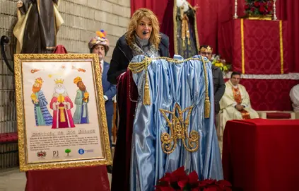 Pilar Miranda, en una imagen de estas navidades