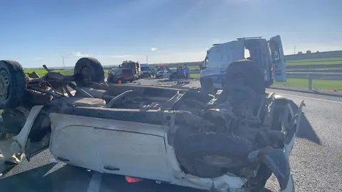 Estado de los veh&iacute;culos tras el siniestro