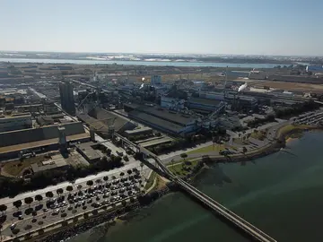 Foto aérea del Polo Químico