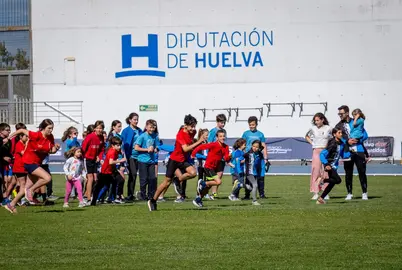Encuentro atletas en el Iberoamericano