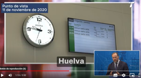 Captura de pantalla del video mostrado por Toti