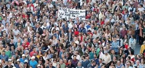 Concentración celebrada esta tarde