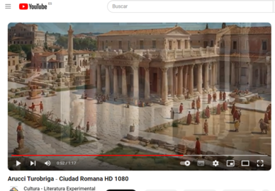 Captura de pantalla del vídeo elaborado sobre Turobriga