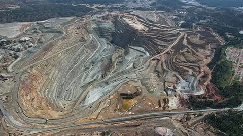 Filón de Cerro Colorado en Riotinto