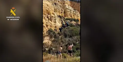 Zona del suceso en Mazagón