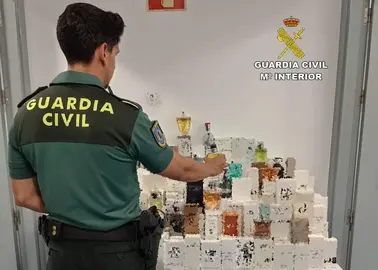 Perfumes incautados por la Benemérita