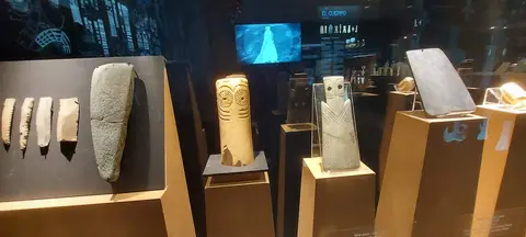 Detalle de la exposición en el Museo