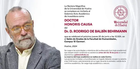 La UHU informa del acto académico