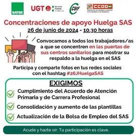Cartel con el llamamiento a la jornada de huelga