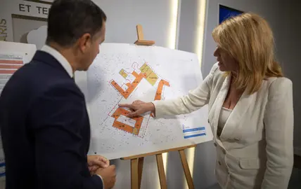 Miranda y Arias, en la presentación del proyecto urbanístico