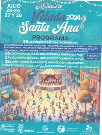 Cartel Velada de Santa Ana