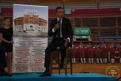 Pereda, en la presentación del cartel