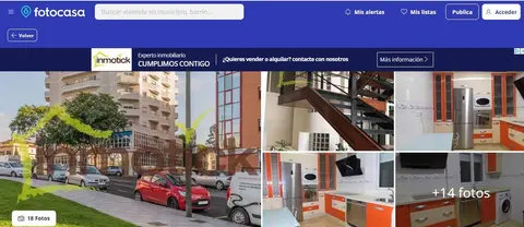 Captura de pantalla del portal de Fotocasa